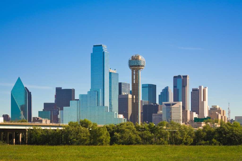 Dallas city skyline, Dallas, Texas