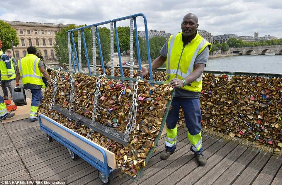 Removal of locks In Paris