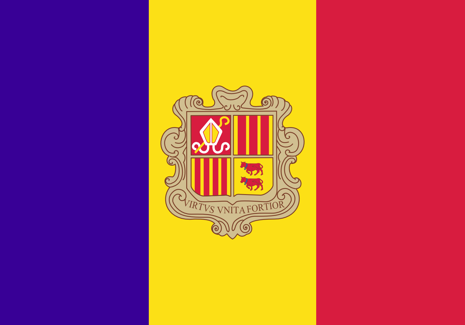 Andorra Flag 2 