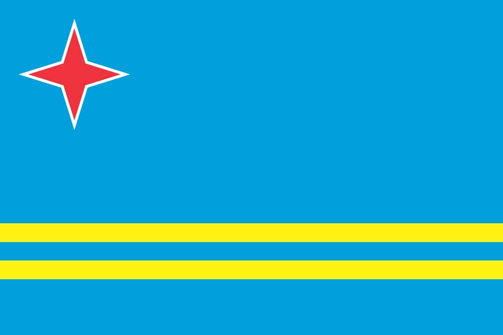 Aruba Flag  (15)