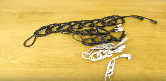 What To Do With Messy Cables   Life Hack   YouTube