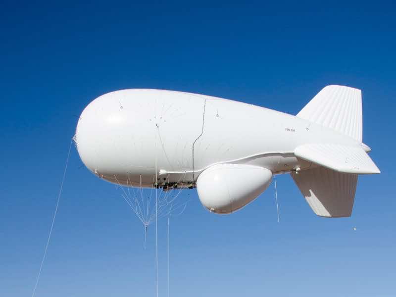 A US Military Blimp Detached From Its Anchor And Flew Away.