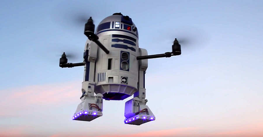 Arturo Is The R2-D2 Drone With The Force 4