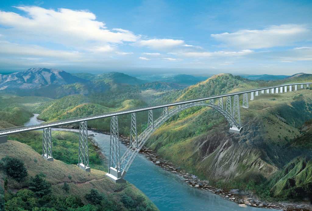World’s Tallest Arch Bridge Is Being Built In India