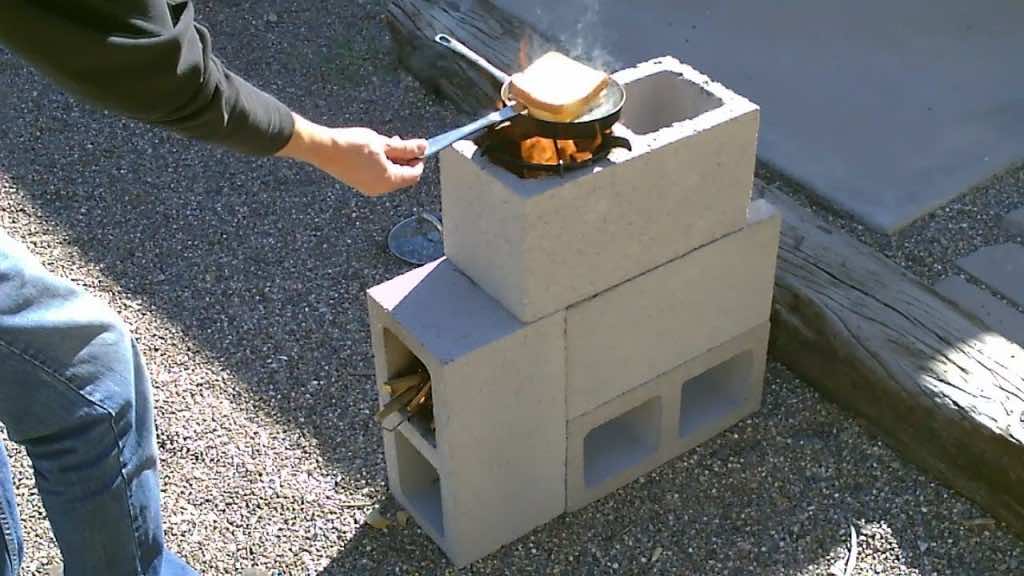 Build Your Own Rocket Stove With A Few Cinder Blocks 2