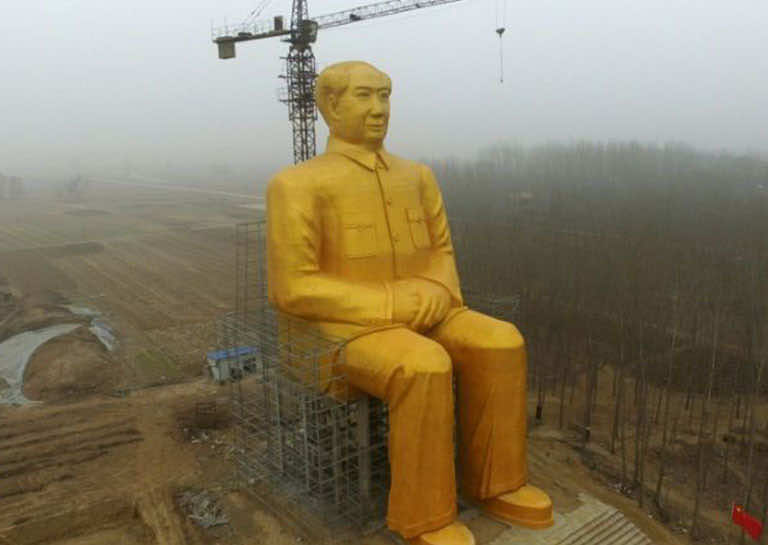 Mao Zedong Monument Unveiled In Henan
