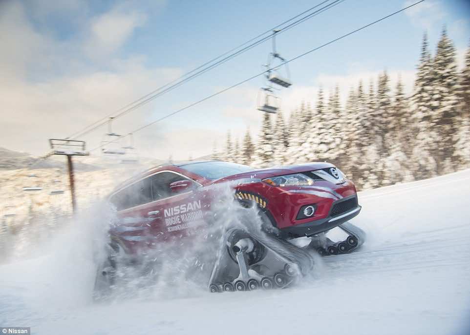Nissan Rogue Warrior Can Tackle Slopes of 45 Degrees