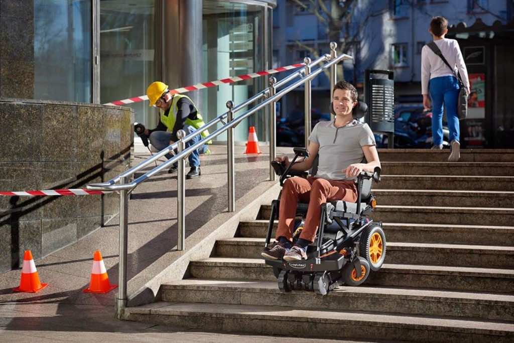 TopChair-S Wheelchair Can Easily Maneuver Stairs 10
