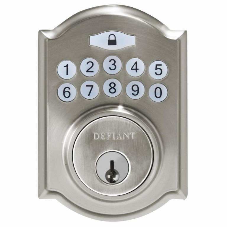 auto lock keypad deadbolt