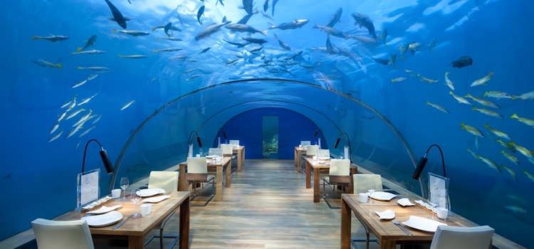Maldives underwater hotel