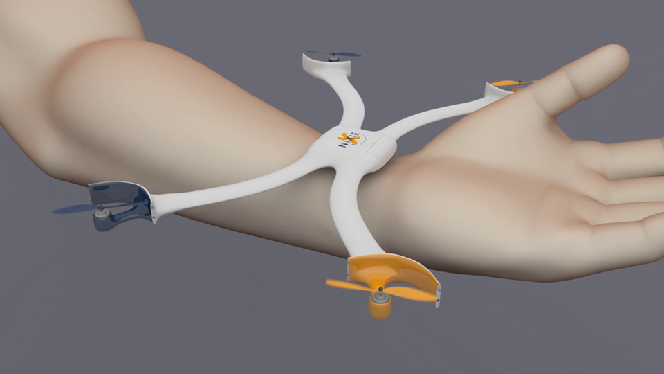 Nixie Is A Wearable Quadcopter That You Can Wear On Your Wri