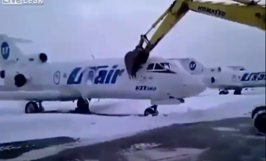 Russia Is Crazy   Disgruntled Employee Destroys Airplane