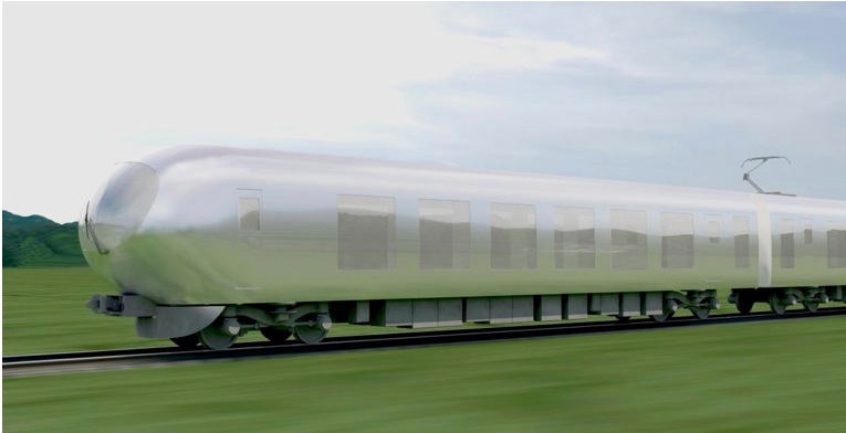 invisible train to be launched in Japan