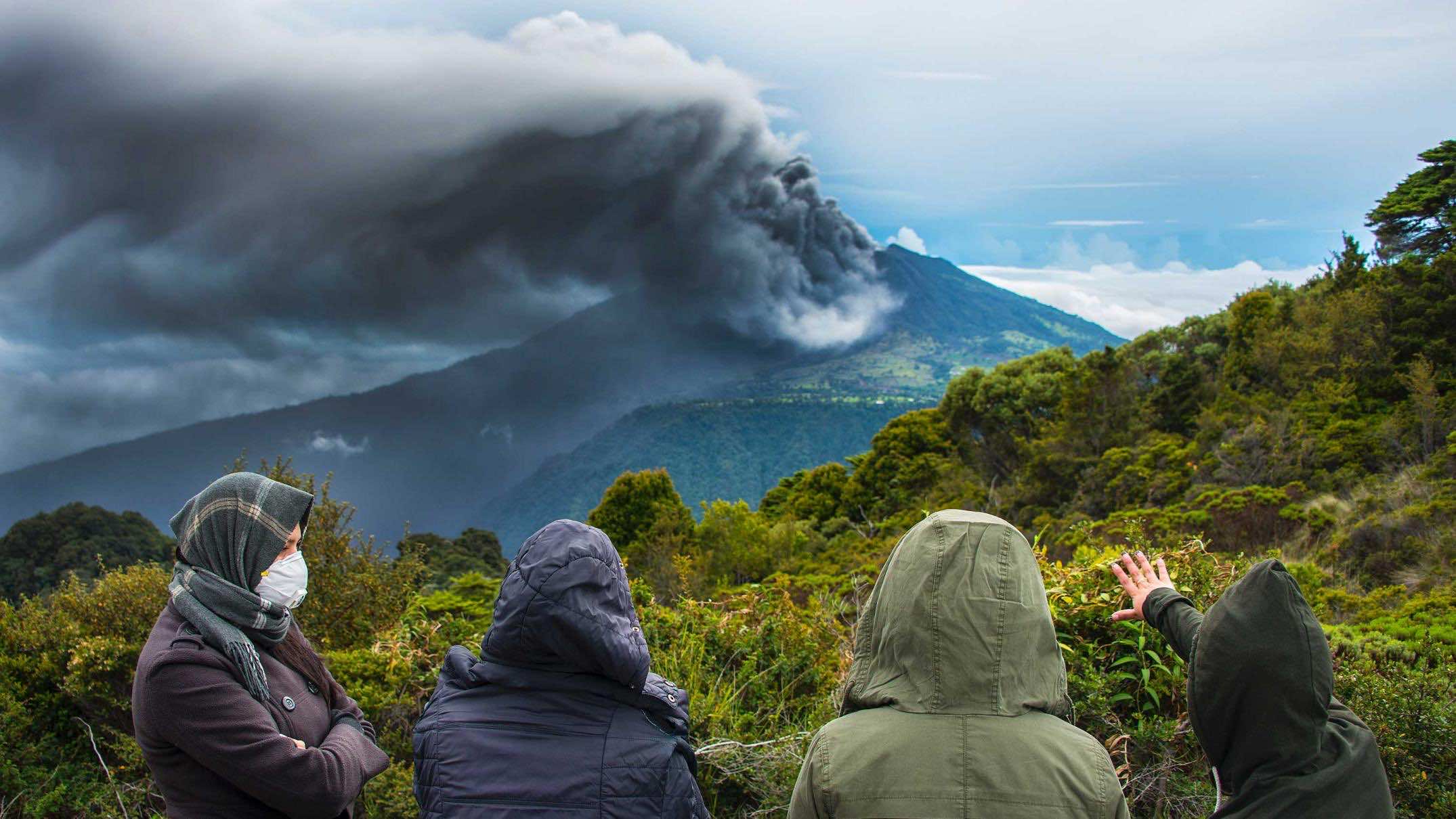 recent volcano eruption 2016