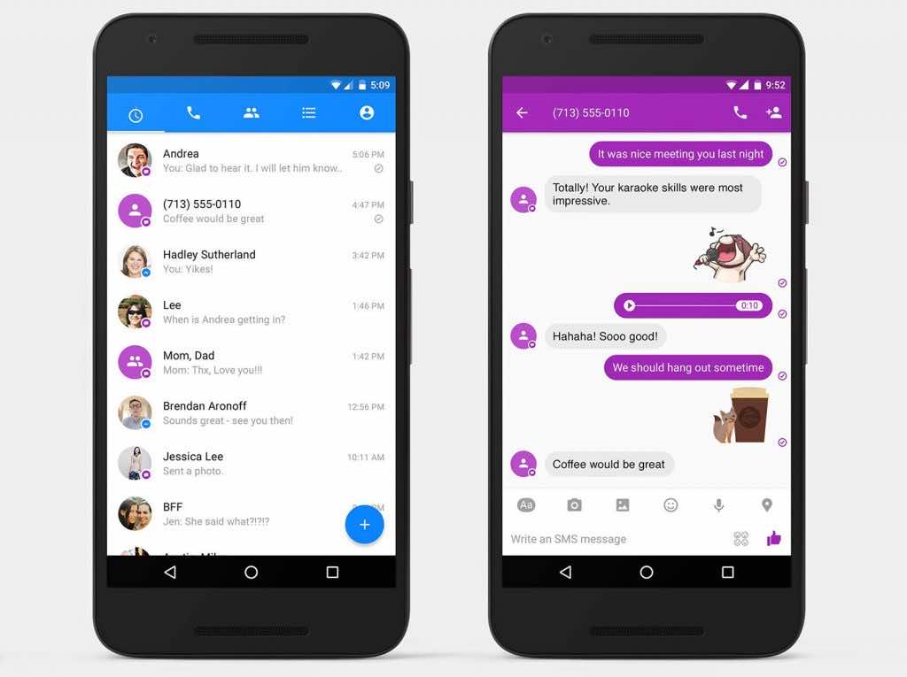 Facebook Adds SMS To Messenger For Android_Image 1