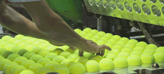 This Video Shows The Mesmerizing Tennis Balls Production Process_Image 0