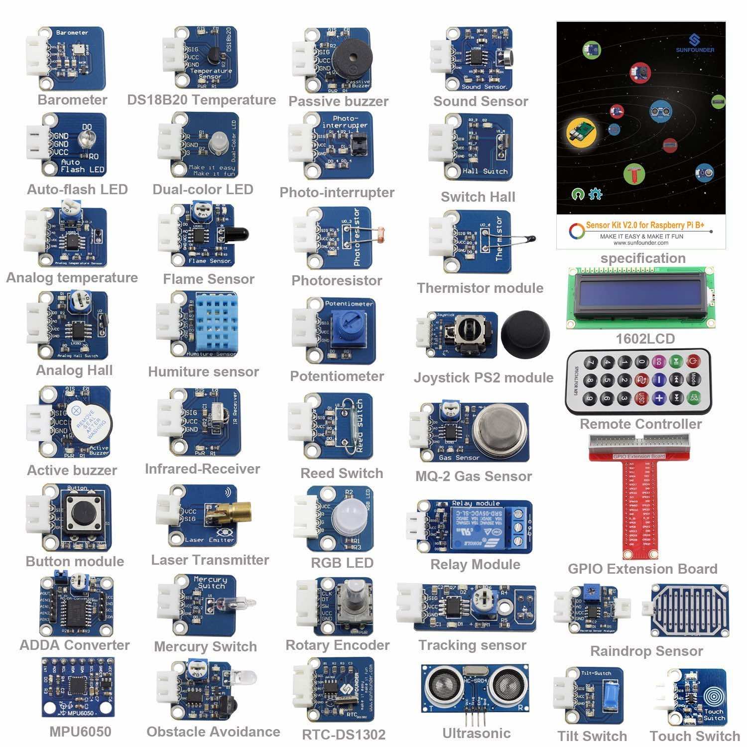 Raspberry Pi Sensor Kits