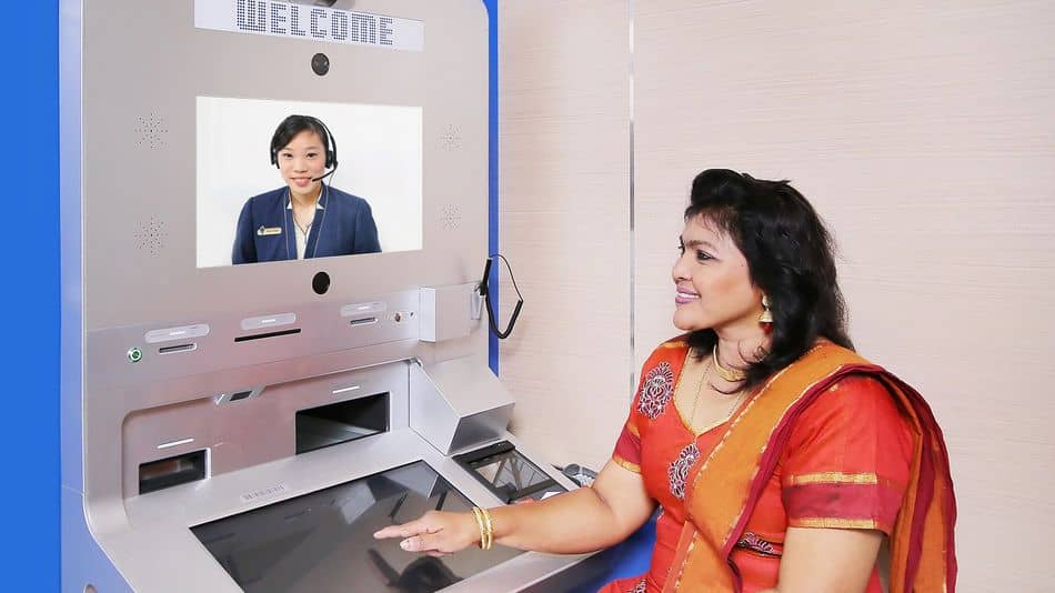 video-enabled atm