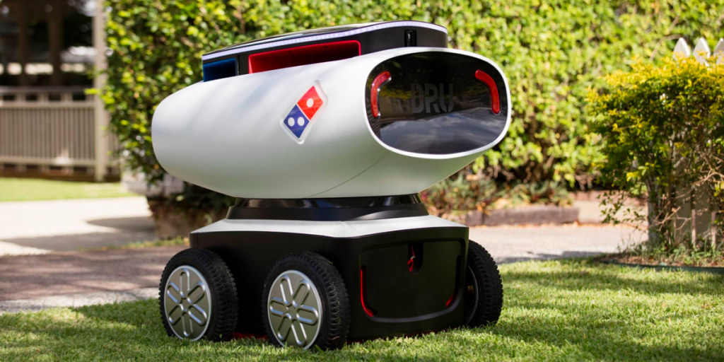 Domino Unveils A Self Driving Pizza Delivery Car