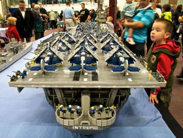 Check Out The World'S Largest Lego Aircraft Carrier Made Out