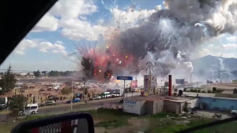 CNN Mexico fireworks blast