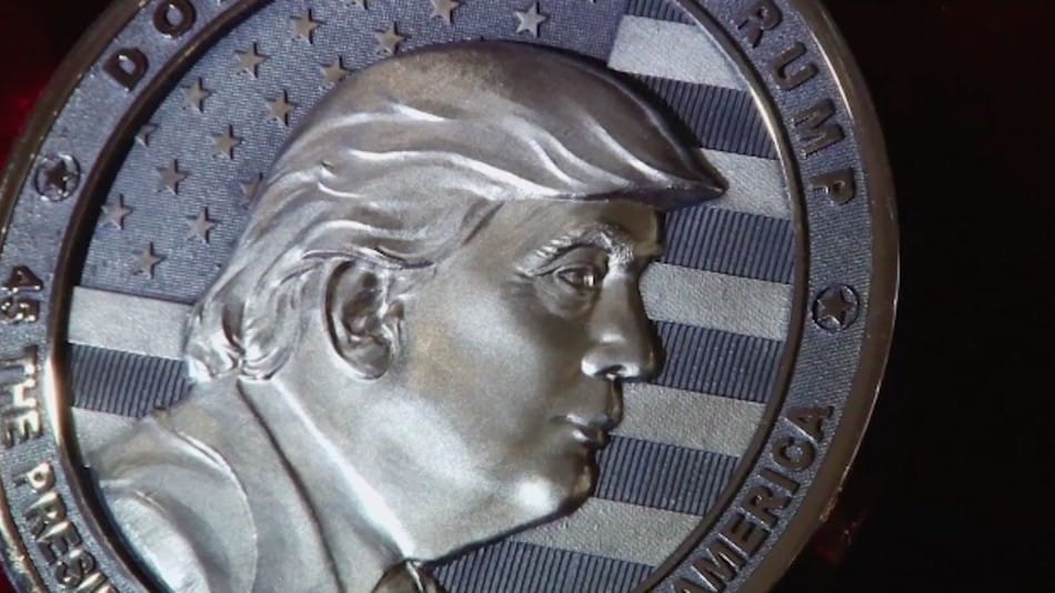 Russian Company Makes 'IN TRUMP WE TRUST' Coins To Celebrate