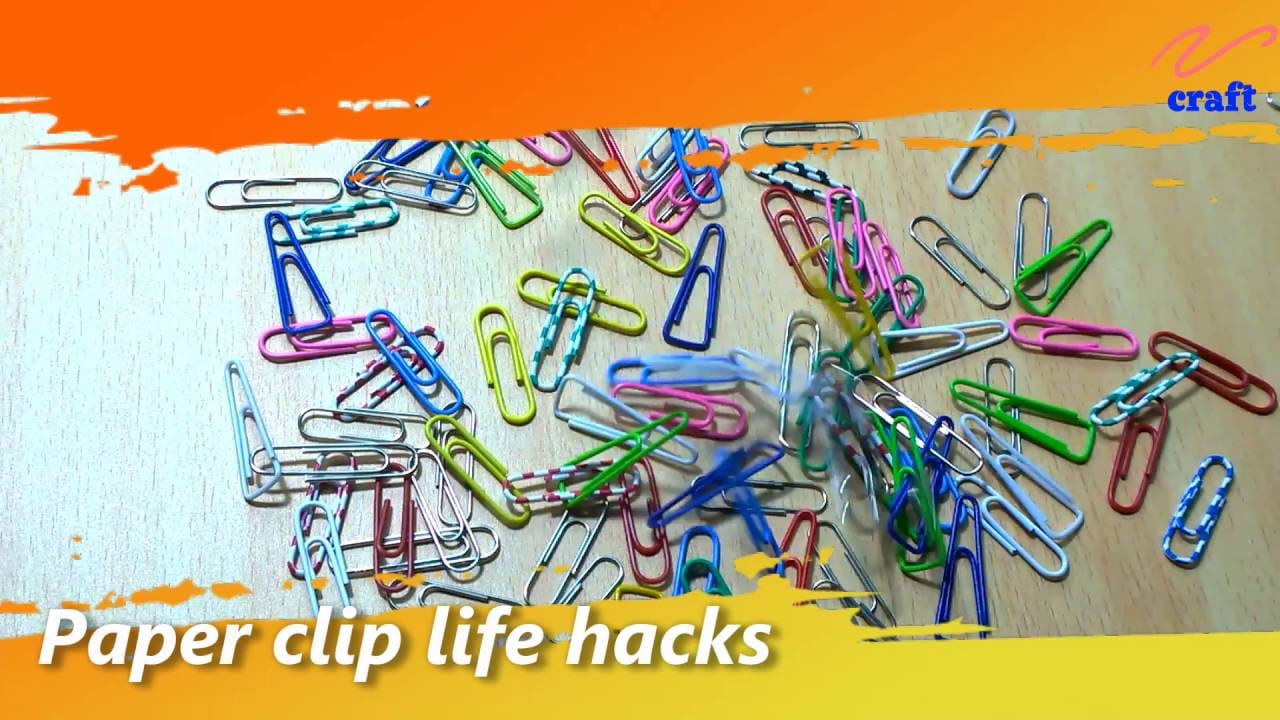 paper clip life hacks