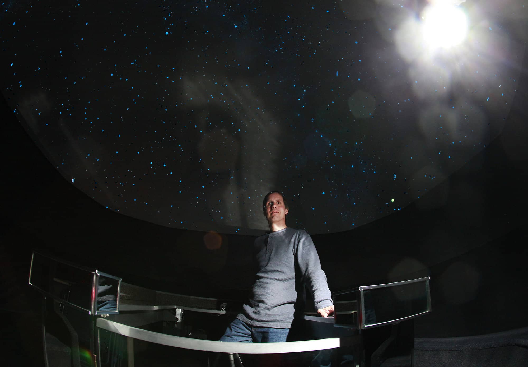 This Guy Has Built The World's Largest Planetarium In His Ba