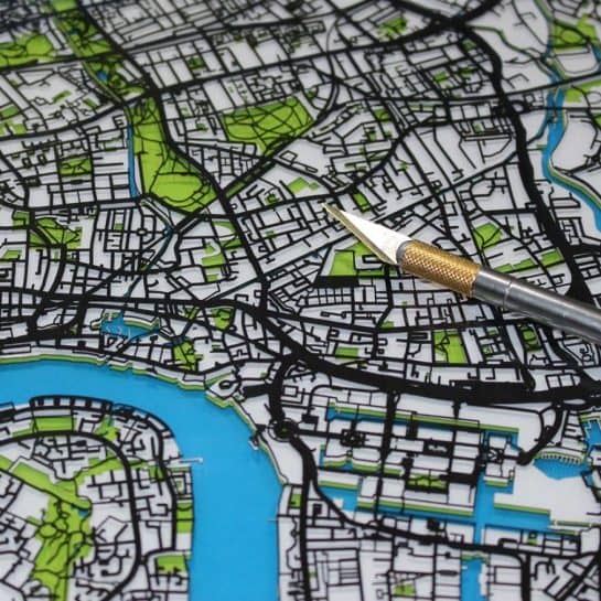 This Man Makes Stunning Maps Using Paper And A Scissor