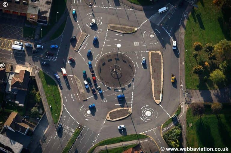 Check Out This Genius 7 Circle Magic Roundabout In England