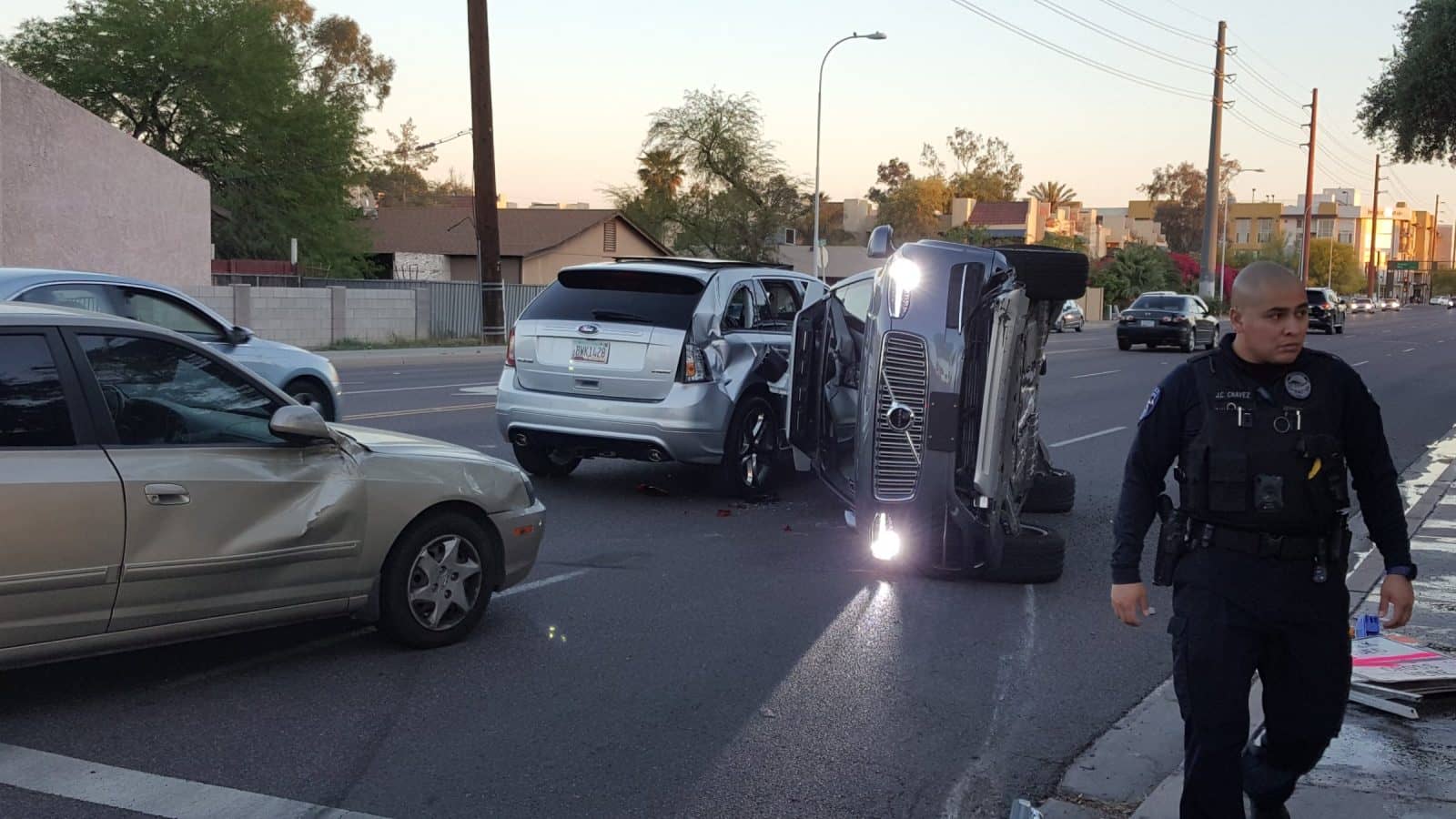 Uber's SelfDriving Car Meets An Accident In Arizona And Fli