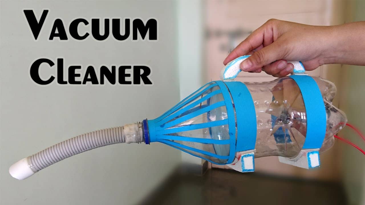 Vacuum cleaner from bottle