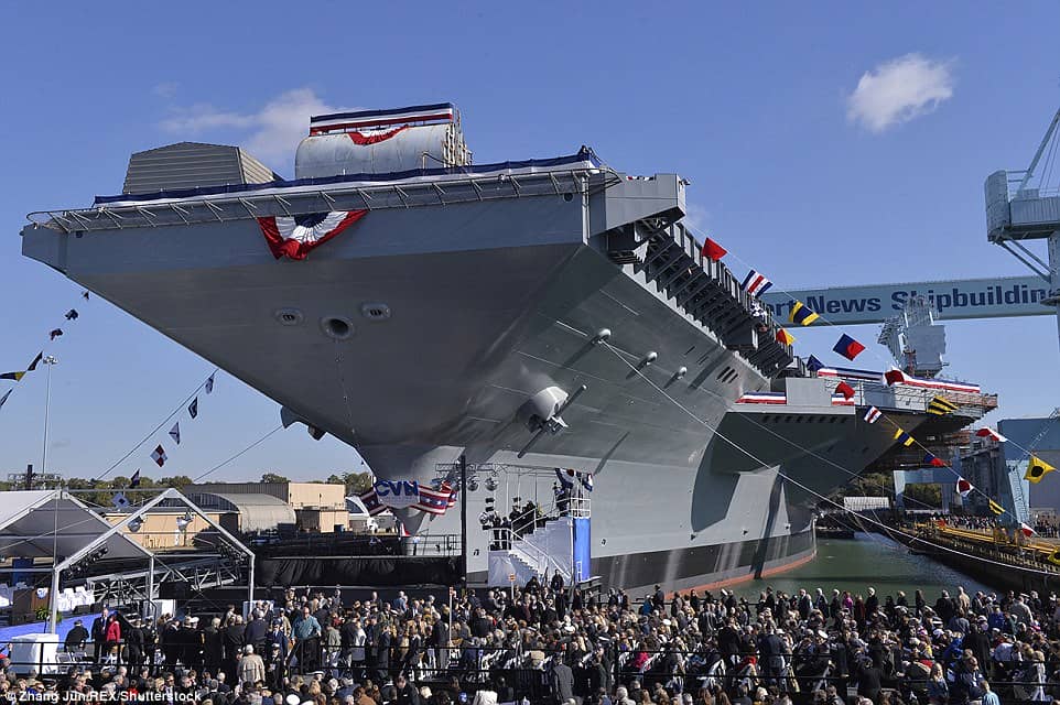 Meet US Navy's Most Expensive Warship, USS Gerald R. Ford