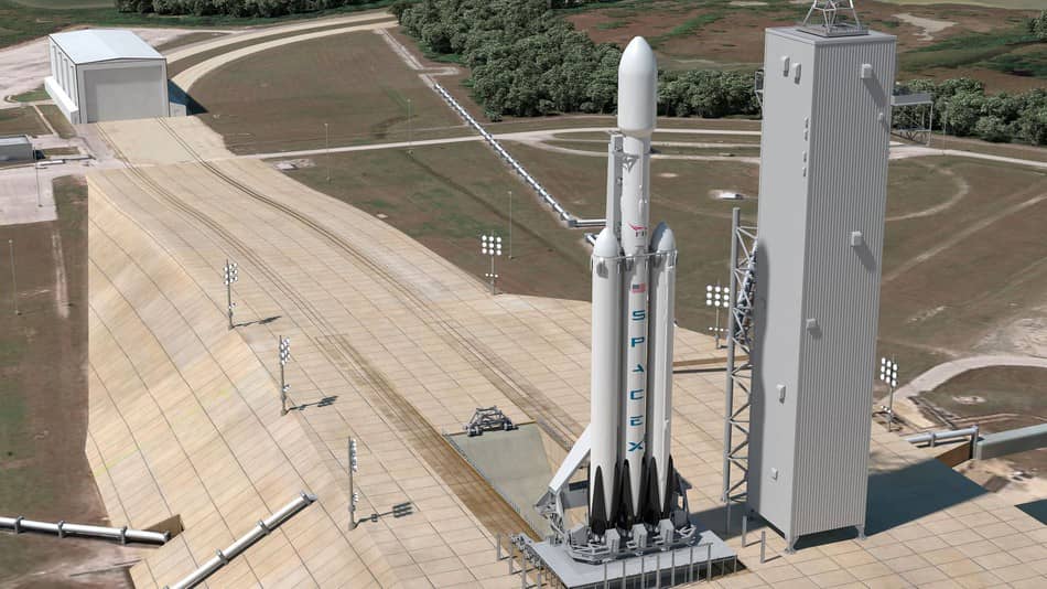 Falcon Heavy test