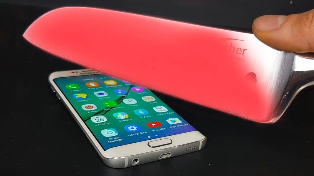 glowing knife v:s samsung s6