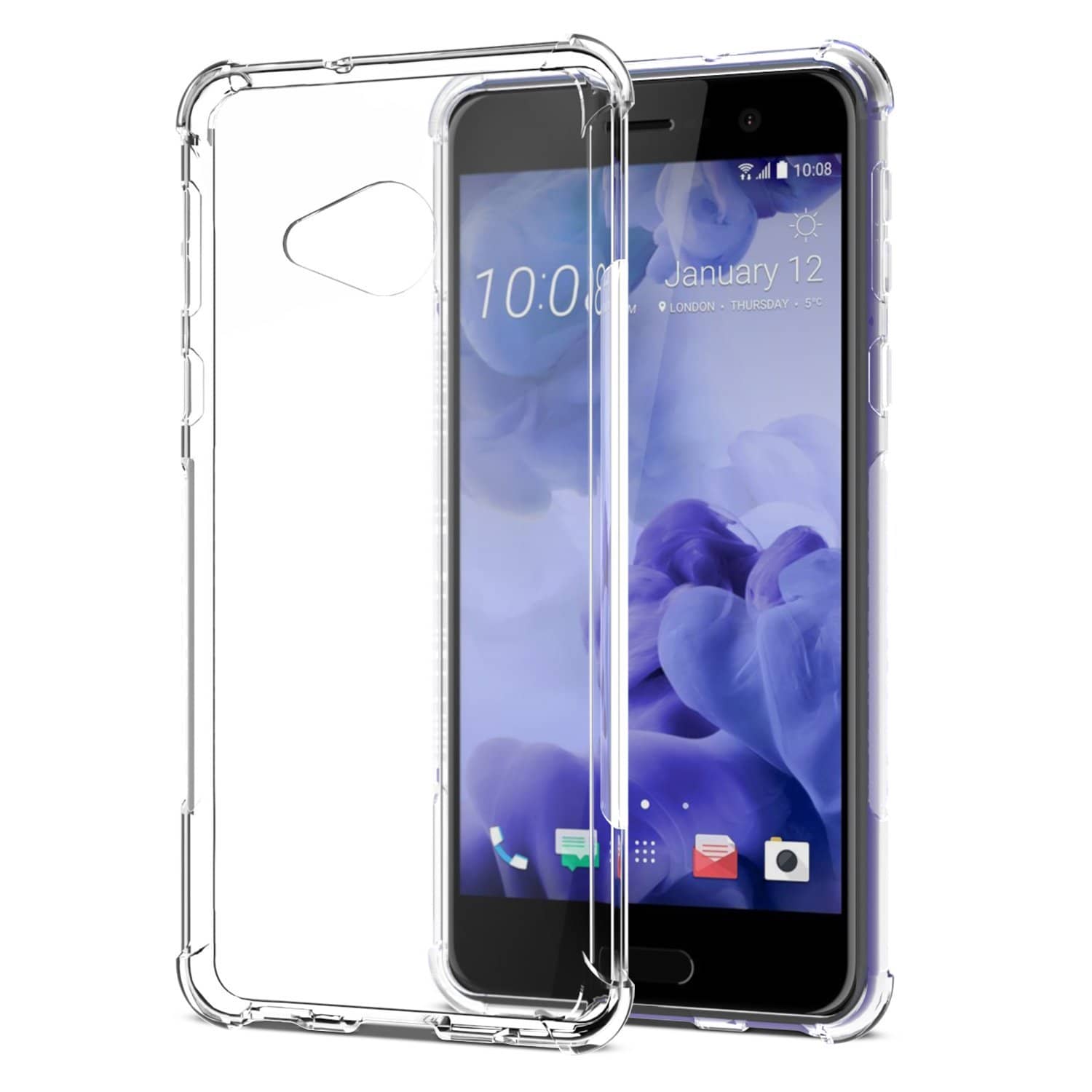 REALCASE Silicone Samsung M35 5G Back Cover Case, Scratch Resistant Protective Crystal Clear