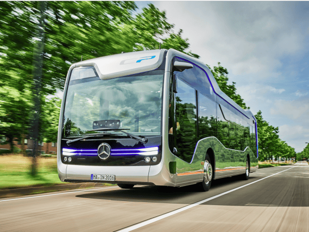 New Mercedes Self Driving Bus Is The Autonomous Future Of