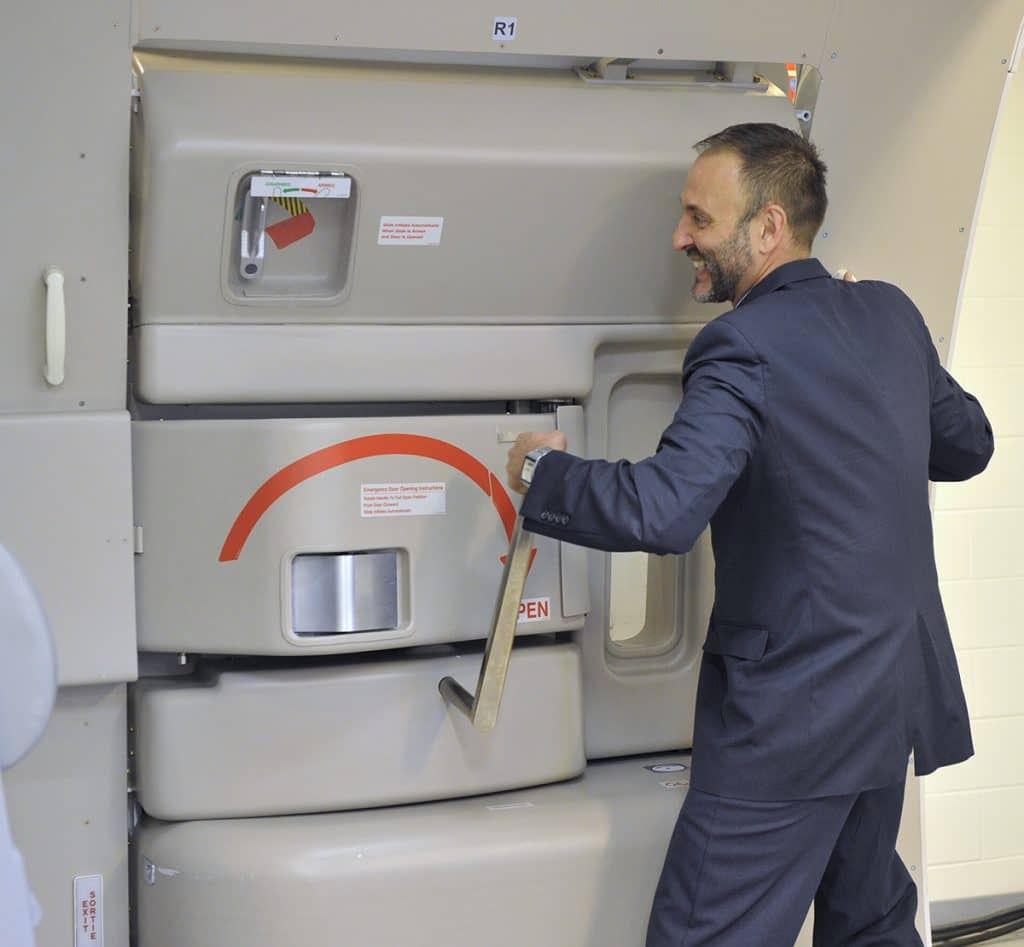 Hear The Airhostess Saying The Term Cross Check Before Takeo