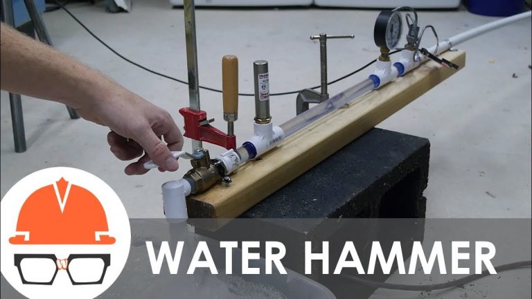 do i need a water hammer for kitchen sink