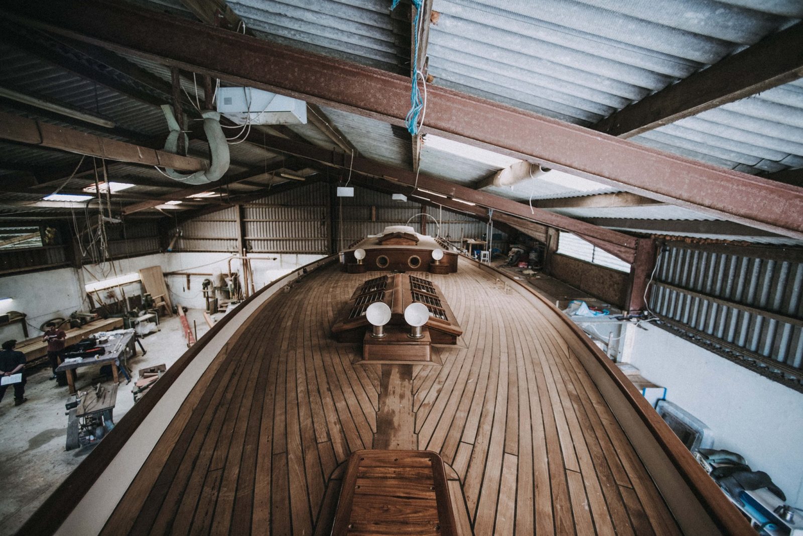 yacht building wood