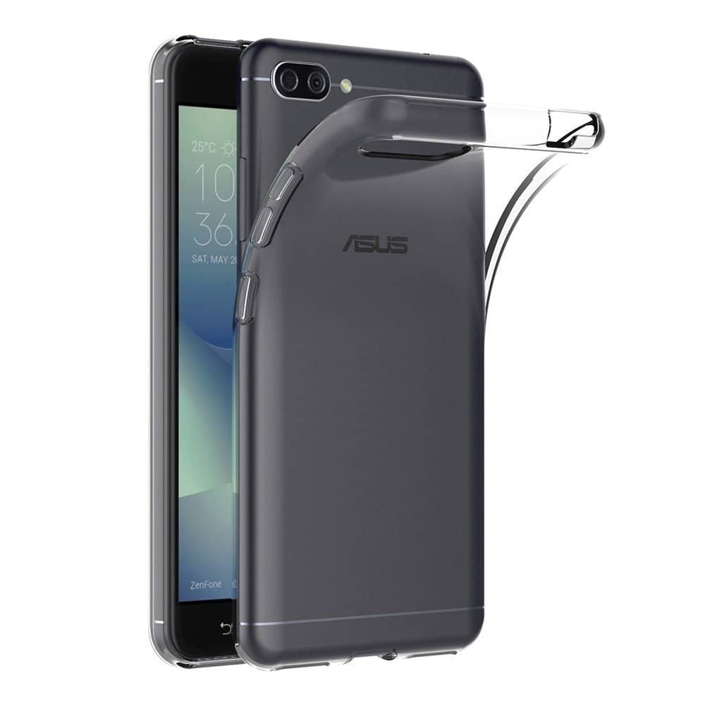 Cofri Custodia A Libro In Pelle Per ASUS Zenfone 4 (ZE554KL) - Con Slot Porta Tessera E Supporto, Nero - 2