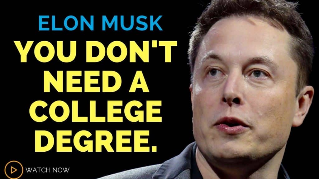 This Is What Elon Musk Thinks About Degrees