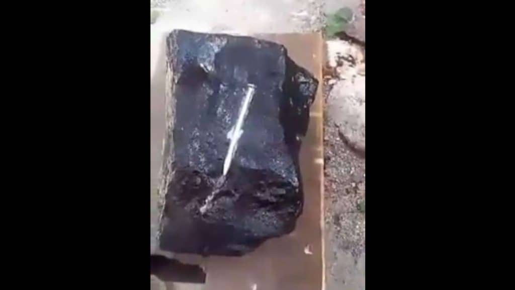 Viral Video Shows A Magical Metal Rock That Can Melt Iron