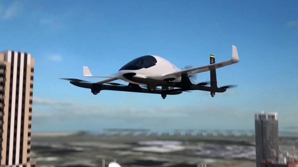 uber aircraft flying taxi