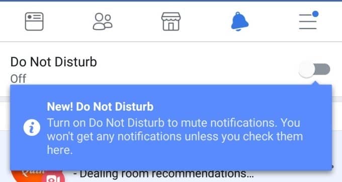 do not disturb facebook instagram