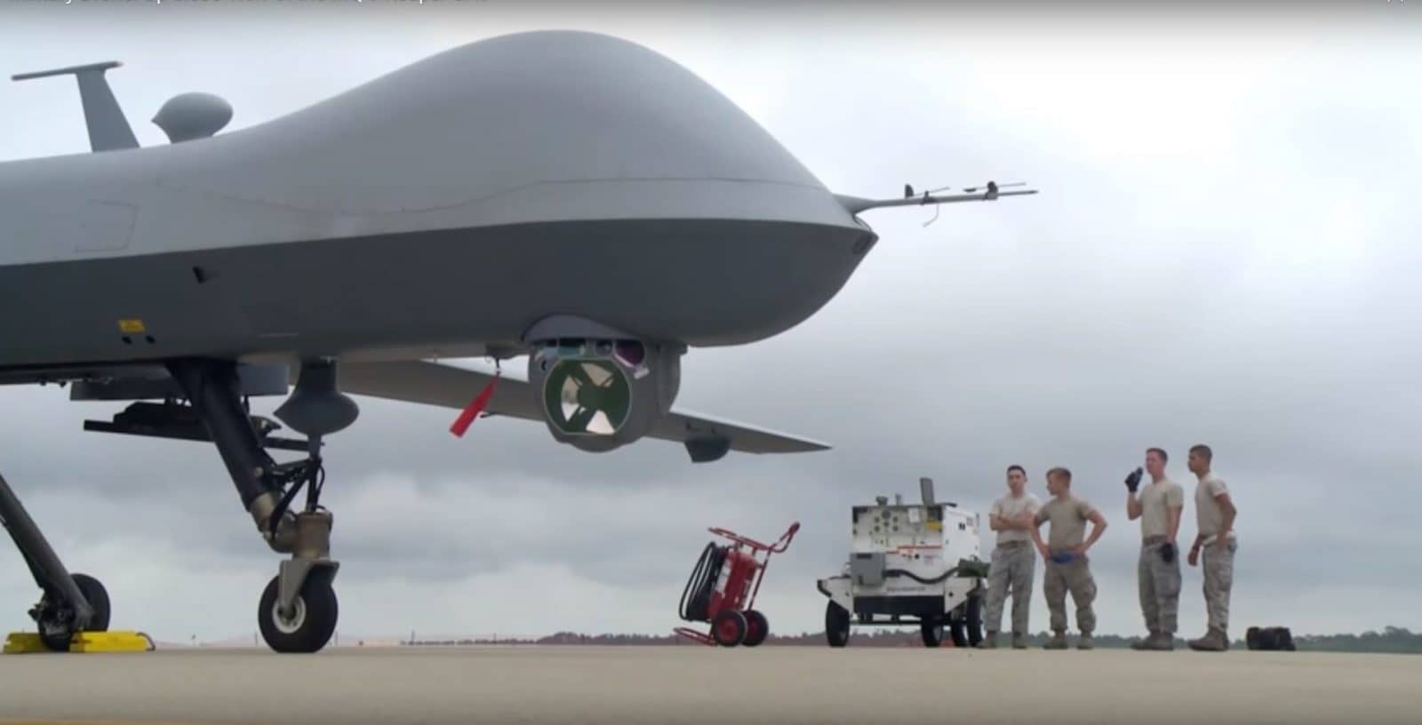 Reaper Unmanned Drone Shoots Down Another Drone To Mark The