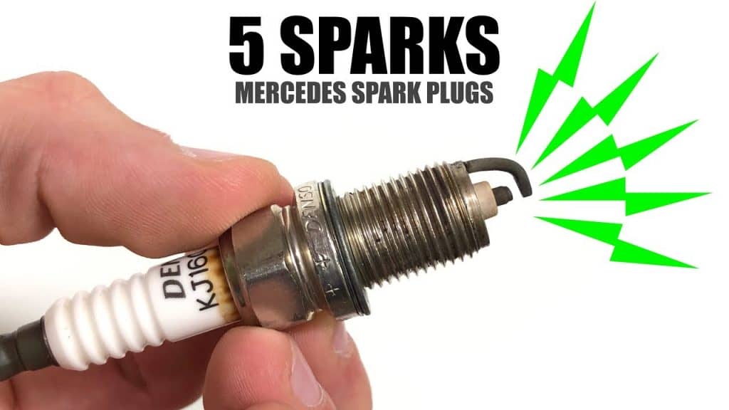 mercedes uses multi spark plug for ignition in engines