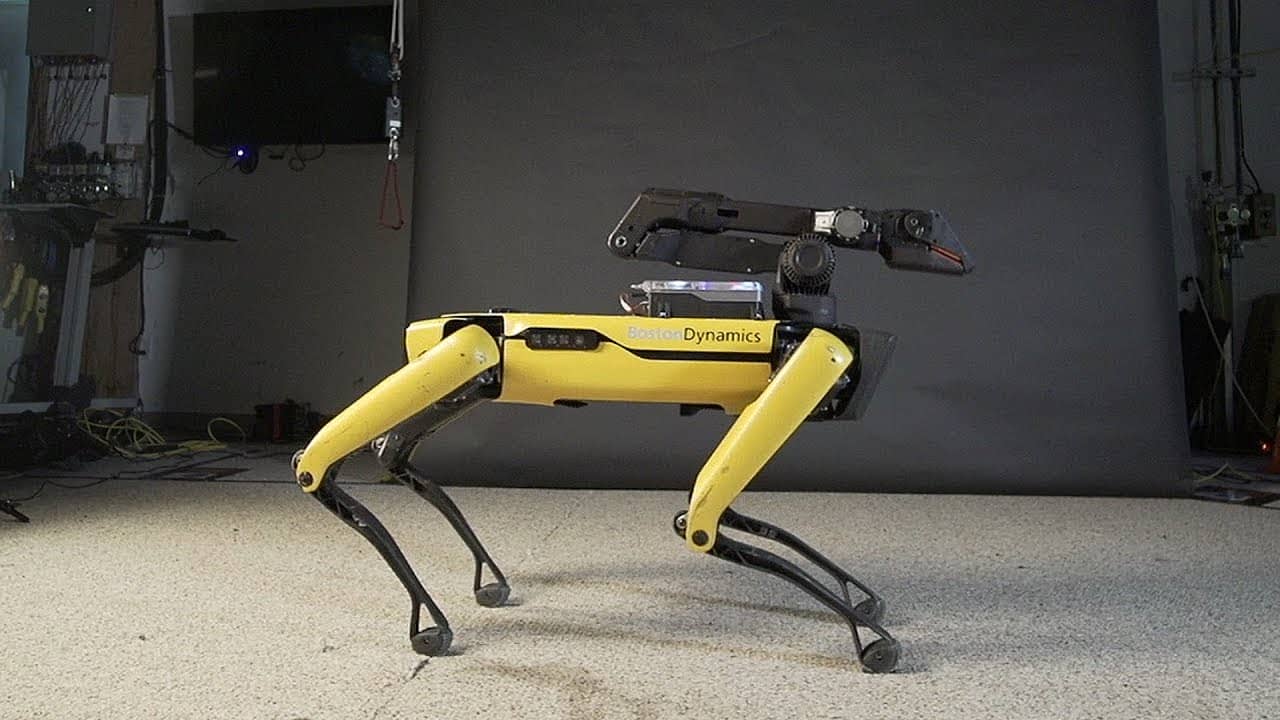 dancing robot from boston dynamics