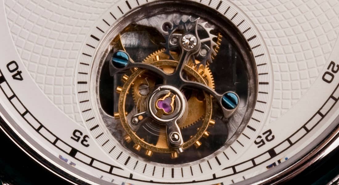 tourbillon mechanical watch