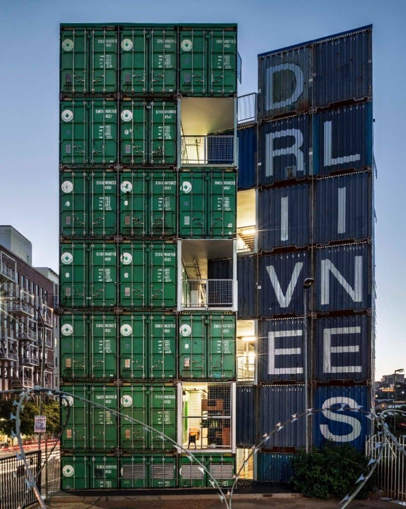 This Residential Building Is Made Entirely Of 140 Shipping C